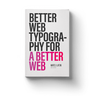 Better Web Type book