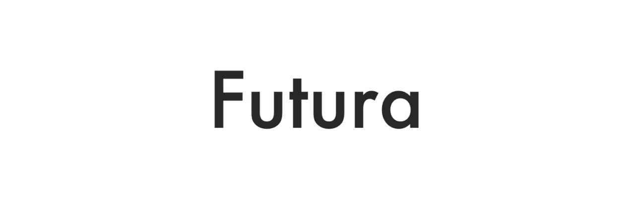 <strong>FIG 16</strong>: Futura is the most well-known geometric typeface.