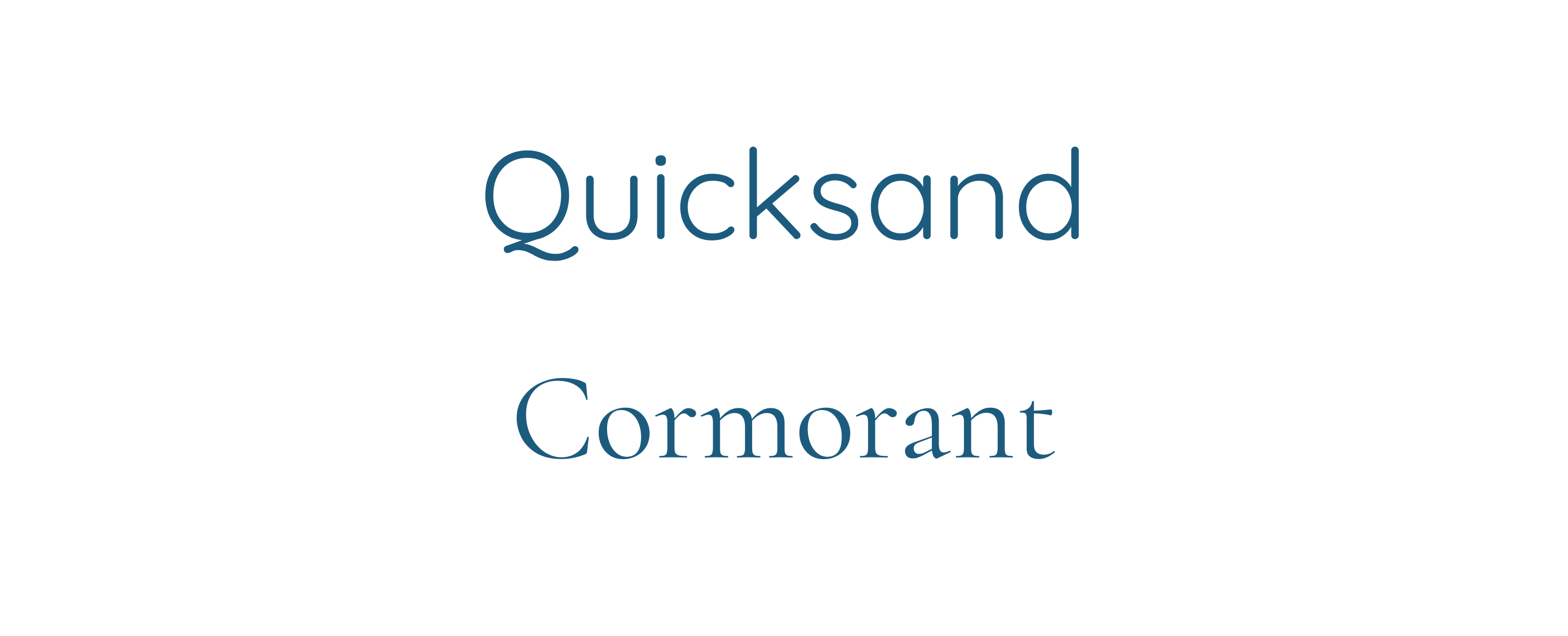 <strong>Fig 10</strong>: ChatGPT’s recommendation of pairing Quicksand with Cormorant.
