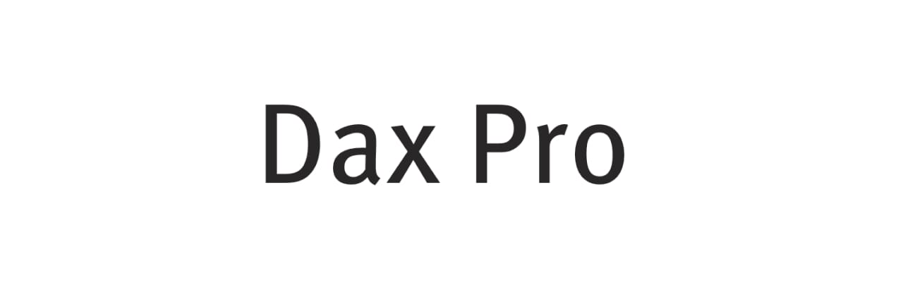 <strong>FIG 20</strong>: Dax pro is a great example of a neo humanist typeface.